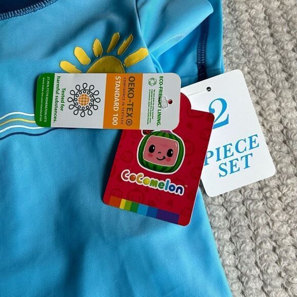 NWT … COCOMELON “Size: 12 Months” 2 Piece Swim Set - Picture 8 of 9